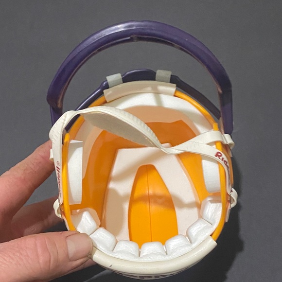 LSU Yellow and Purple Mini Helmet - Picture 5 of 5